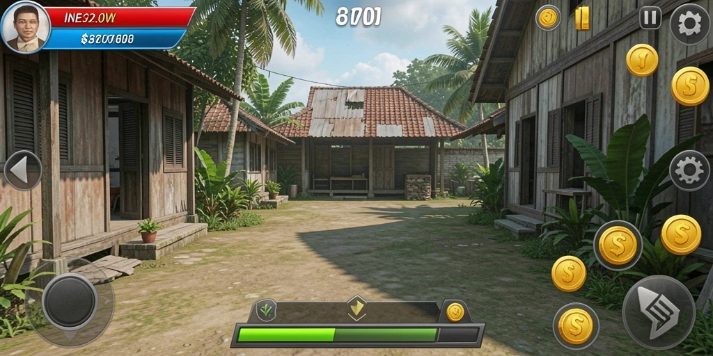 Tampilan permainan slot yang menarik dengan efek visual yang memukau.