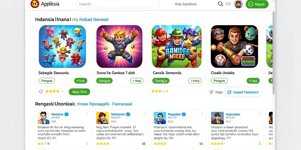 Tampilan utama yang menarik dari ACEPARTY.