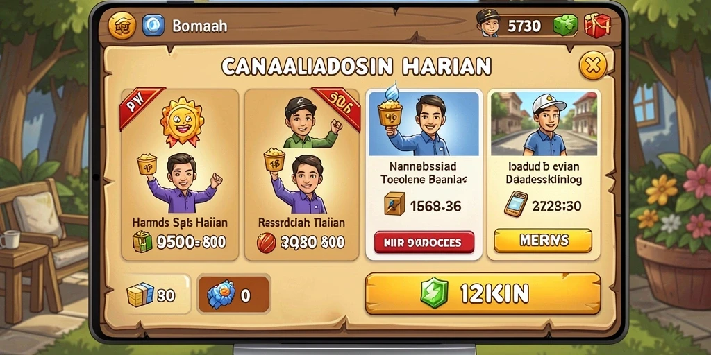 Tangkapan layar menunjukkan karakter utama dalam aksi.