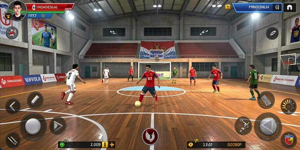 Tampilan antarmuka yang user-friendly dan modern.
