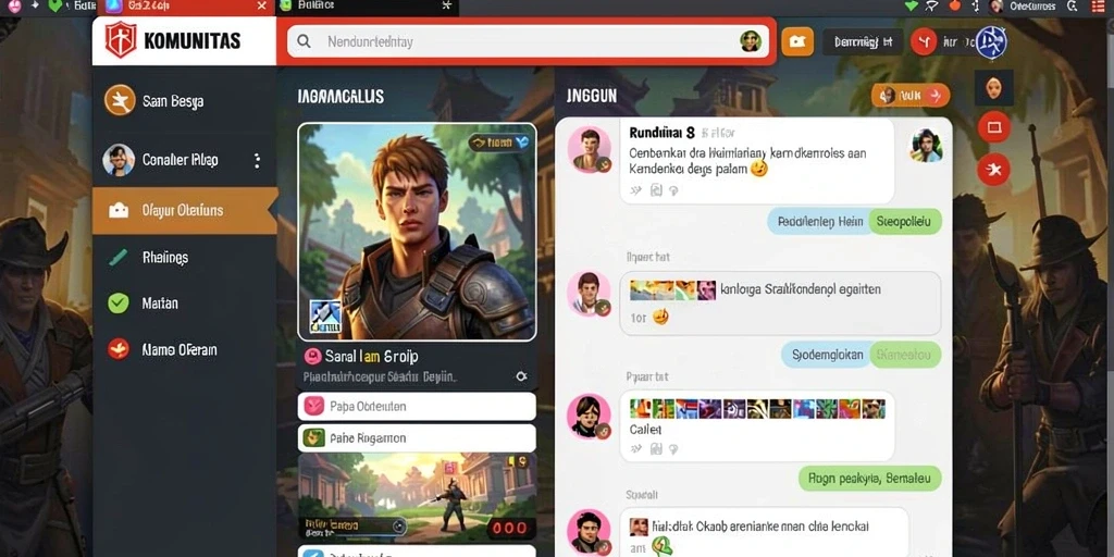 Tampilan grafis yang menarik dan modern.