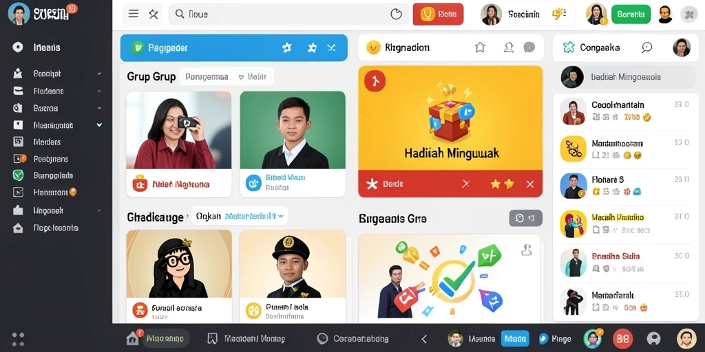 Tampilan antarmuka MAMI188 yang menarik.