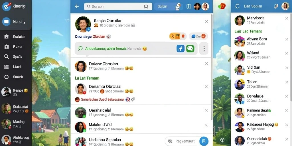 Tampilan awal aplikasi yang menarik dan mudah dinavigasi.