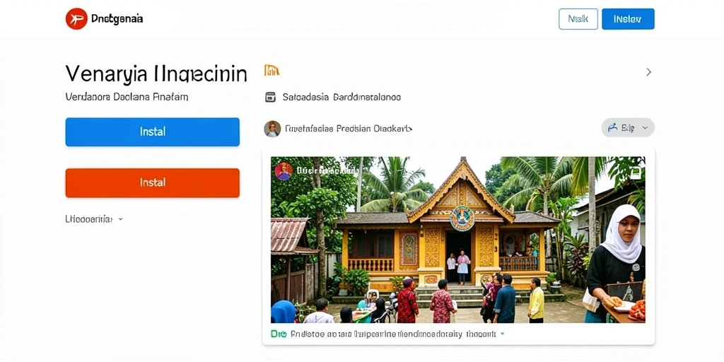 Tampilan awal yang menarik dan user-friendly.