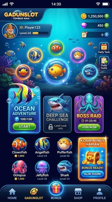 Pratinjau antarmuka gadunslot — aplikasi APK resmi Android v3.5.9